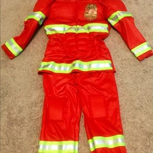 Boys firefighter costume